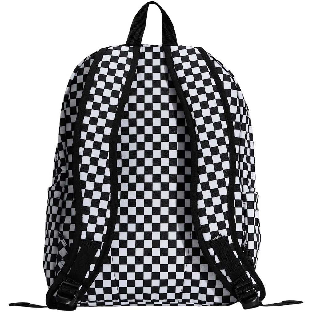 2026 Vans Old Skool Check Backpack VN000H4XY281 - Black / White
